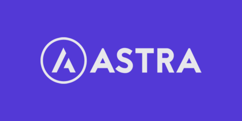 Astra WordPress theme with demo content