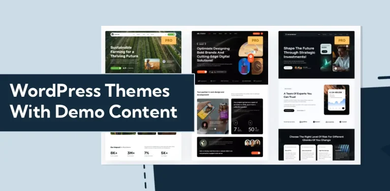 Best WordPress Themes With Demo Content