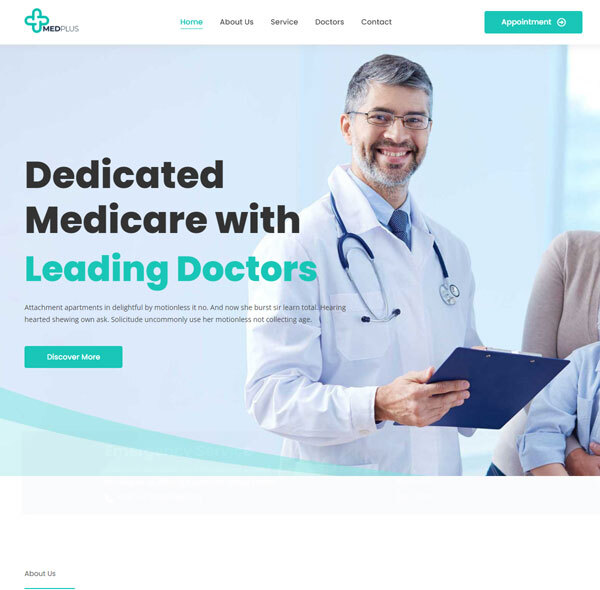 Elementor Templates Kit Medical Demo Content