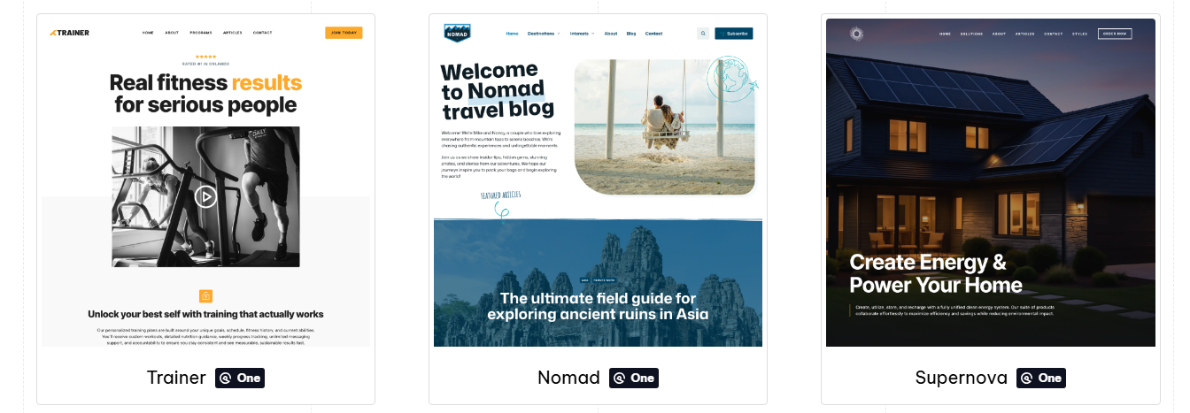 Example of GeneratePress demo content