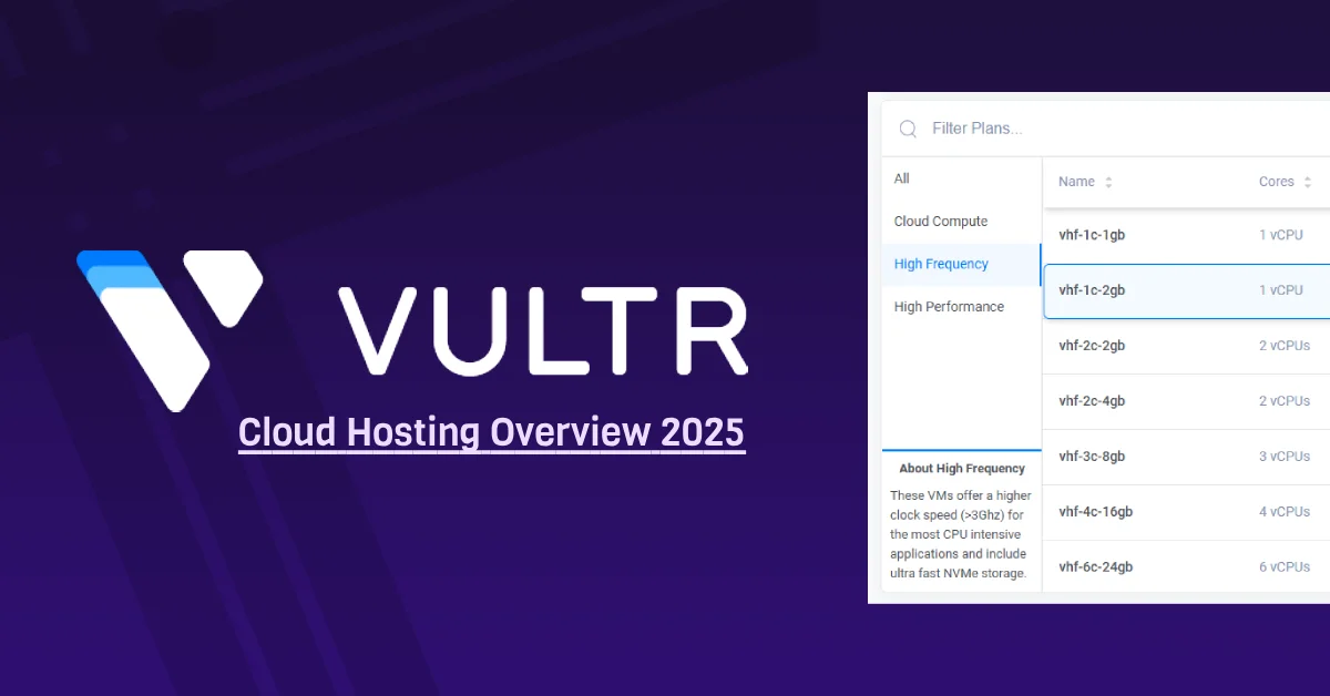 Vultr Cloud Hosting Overview