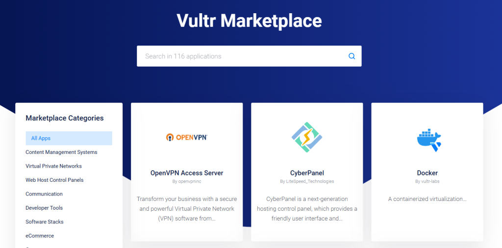 Vultr Marketplace
