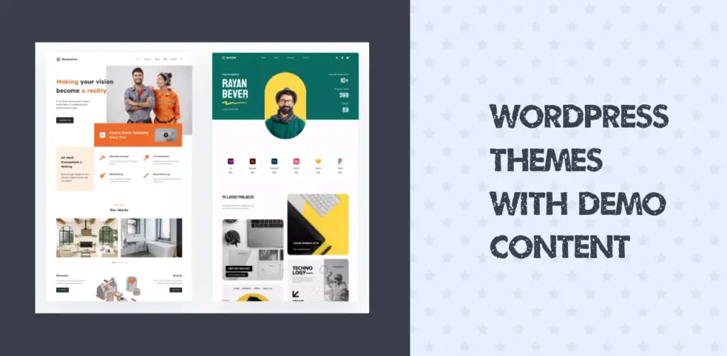Best Free and paid WordPress Themes With Demo Content