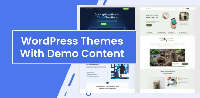 WordPress Themes With Demo Content