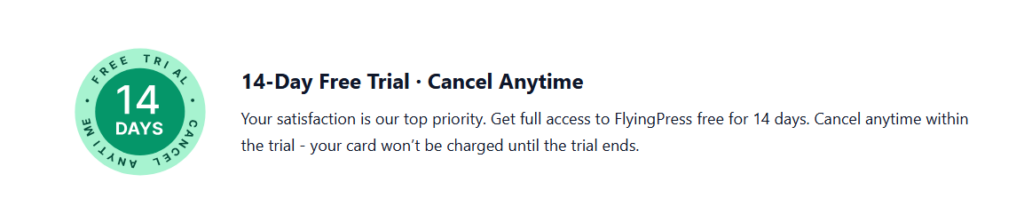 FlyingPress 14-Day Free Trial