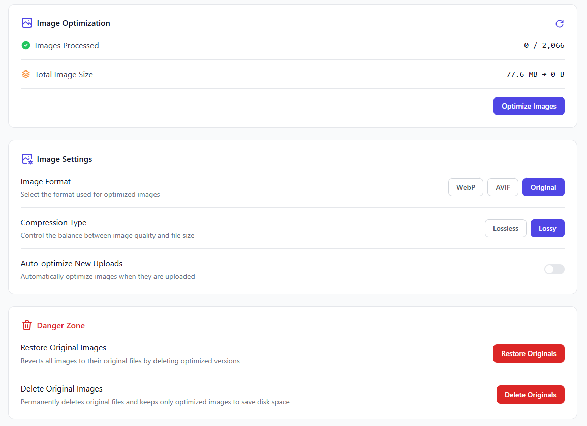FlyingPress Image optimization
