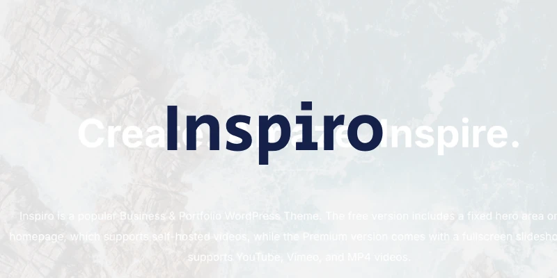 Inspiro WordPress Theme